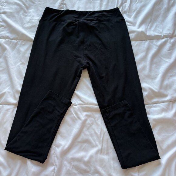 Lularoe Womens Tall & Curvy Black Leggings Soft Polyester Business Casual - Picture 6 of 6